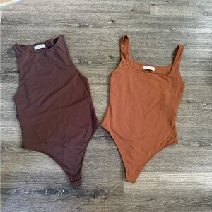 Babaton Kids Bodysuit Set in Chocolate and Caramel